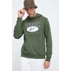 Pulover Reebok Classic moška, zelena barva, s kapuco