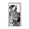 tulup.si Nalepka na vratih Zebra v snegu 95x205 cm