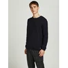 JACK & JONES Muški džemper 12157321, Crni