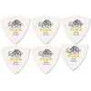 Dunlop 456R 0.73 Tortex Flex Triangle 6 Pack