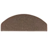 Prostirke za stepenice 10 kom 65x24x4 cm boje kave, poluokrugle, velike