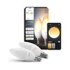 SET 2x prigušiva LED sijalica Philips Hue WA B39 E14/3,7W/230V 1000-20000K