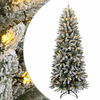 Umjetno božićno drvce sa 150 LED žarulja i snijegom 120 cm