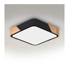 Brilagi - plafonska LED svetiljka PILANA LED/24W/230V hrast/crna 32x32 cm