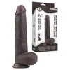 9” Sliding Skin Dual Layer Dong Black