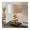 Endon 82071 - Stona lampa 1xE27/10W/230V bela/mesing/crna