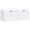 TV ormar za zid 78,5 x 31 x 30 cm Bijela Konstruirano drvo