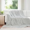 Vidaxl Odeja Siva 240 x 220 cm Flis
