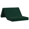 Sofa na razvlačenje 100 x 67 x 45 cm Tamnozelena