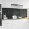 Kuhinjski zid 2 pcs Tamno siva 90 x 60 cm