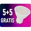 V-TAC LED žarnica GU10 2,9W, 250lm, 100°, 5+5 gratis! Farba svetla: Topla bela