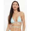 Guess Gornji del bikini E4GJ45 MC04R Svetlo modra