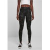 Womens soft leggings AOP blackmarble