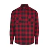 Urban Classics Srajca Checked Flanell, rdeča