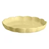 Tart tray, ceramic, 31 cm, Vanilla, Madeleine - Emile Henry