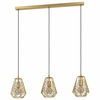 EGLO Viseća lampa STYPE 3xE27 96 cm zlatna 43696