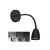 Brilagi - LED prigušiva zidna lampica LED/4W/230V crna