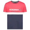 Geographical Norway Muška majica Jdouble db 254, Crveno-teget