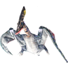 Pterosaurus pliš 66 cm