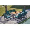 Hanah Home Baštenska garnitura Milano 63x91x60?cm Antracit-Smeđa