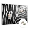 tulup.si Magnetna tabla za risanje Zebrast vzorec 100x70 cm