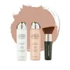 Northix AirBrush Foundation 3pcs - Light/Medium