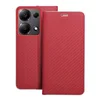 LUNA Book Carbon futrola za XIAOMI Redmi Note 13 Pro 4G crvena