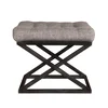 Atelier del Sofa Tabure 50x42x40cm, Crno-Sivo