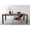 Venture Design Jedilna miza 75x205x90 cm črna