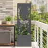 Privatnost u vrtu Antracit 50 x 150 cm Hladno valjana čelična