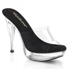 Pleaser Cocktail-501 Clr-Blk/Clr 42