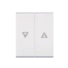 Prekidač modul taster za roletne 1m+1m 10a - 2 mesta aling