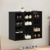 Ormar za cipele Crni hrast 77,5 x 30 x 67 cm Konstruirano drvo