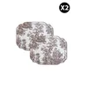 Aberto Design Set podmetača za ručavanje BST066, 2 komada, Braon