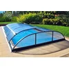 Bazenska streha Azure Flat 3.75x7.62m leva vrata – 8mm dvostenski polikarbonat