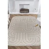 Conceptum Hypnose Tepih Amorf-Ar005, Pravougaoni, 120x180 cm, Krem-bež