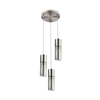 Globo 21000-3HN - Luster na sajli ANNIKA 3xE27/25W/230V, prečnik 30 cm, hrom