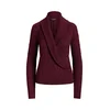 Lauren Ralph Lauren Pulover temno rdeča