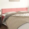Uzglavlja ružičasta 160x5x78/88 cm baršunasta