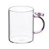 Mondex Skodelica steklo Peter Ribbon 8x11,5x10 cm 400 ml roza uho 1 kos, (5000179534)