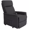 FOTELJA ZA GLEDANJE TELEVIZOR 66/80-97/90-159,5 cm , crna