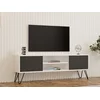 Hanah home TV Komoda Hare Belo-Antracit