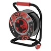 Zunanji kolutni podaljšek 25 m/4 vtičnice/črni/guma-neopren/230V/1,5 mm2