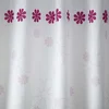 LAGUNA Kupatilska zavesa 180x200cm FLOWER belo-ružičasta