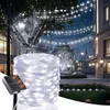 Solarne LED lampice bela boja 20m