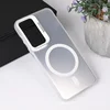 Maska za Samsung S25 Magsafe Clear, Srebrne boje