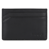 Usnjen etui za kartice HUGO moški, črna barva