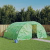 Staklenik s čeličnim okvirom zeleni 20 m2 5 x 4 x 2,3 m