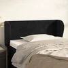 vidaXL vidaXL Vzglavje z ušesi črno 83x23x78/88 cm žamet, (20932568)