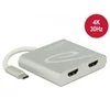 Video razdelilnik USB-C -> 2x HDMI 4K